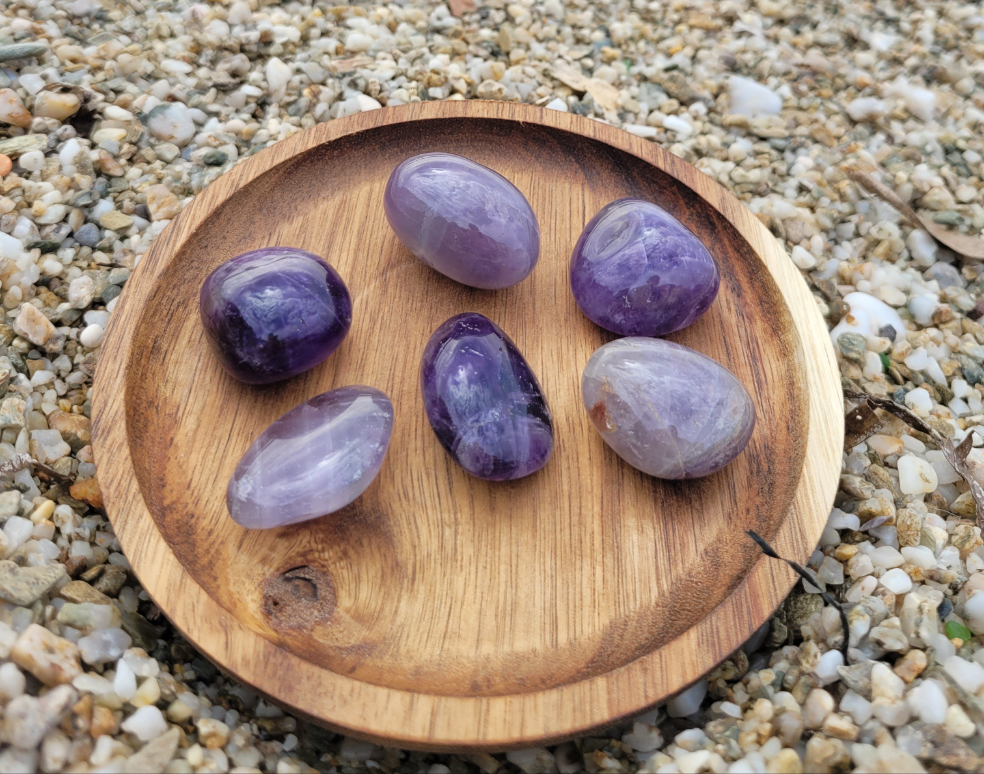 Pierre roulée 30 à 40mm - Améthyste