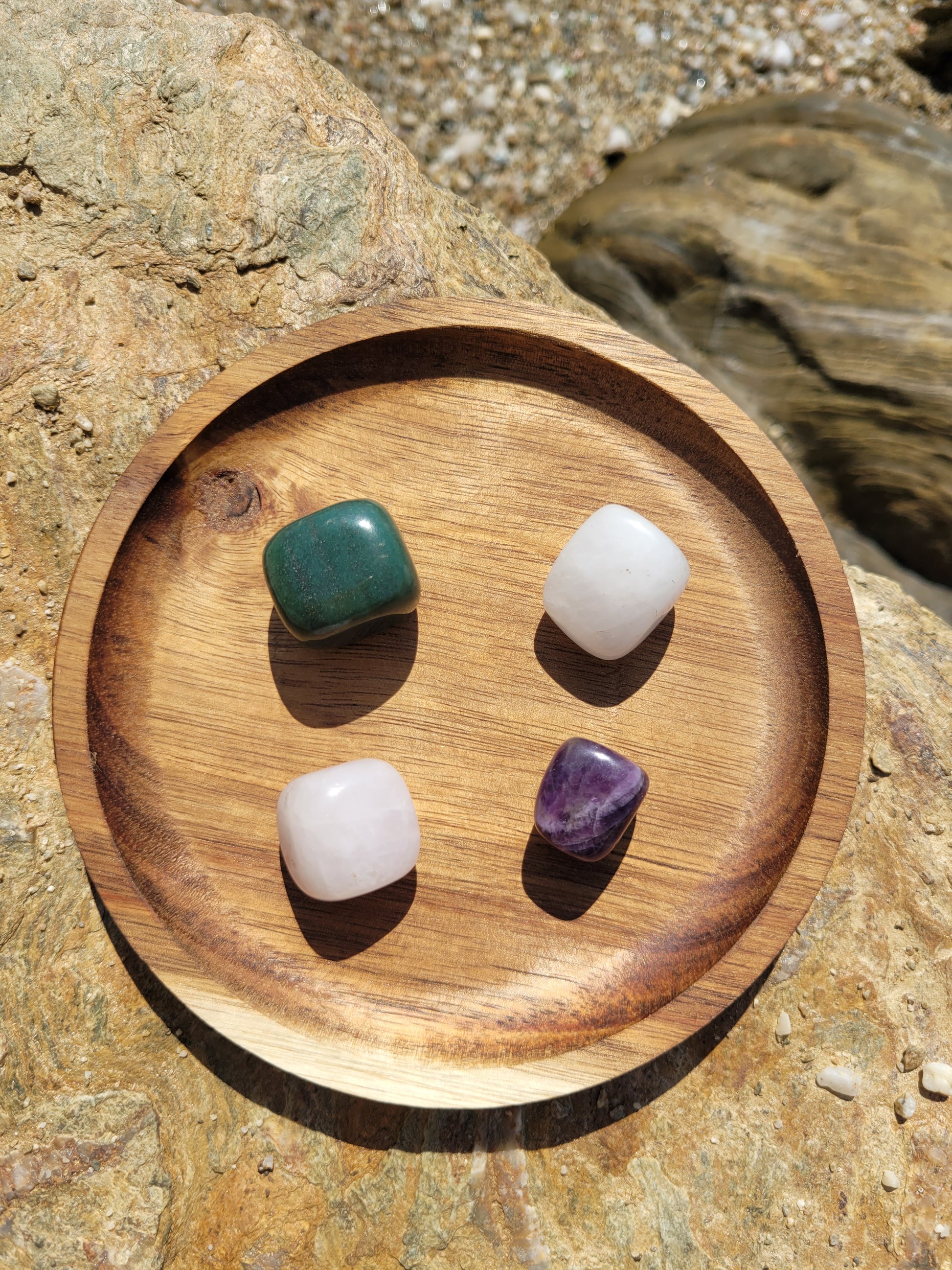 Lot de 4 pierres - Équilibre émotionnel