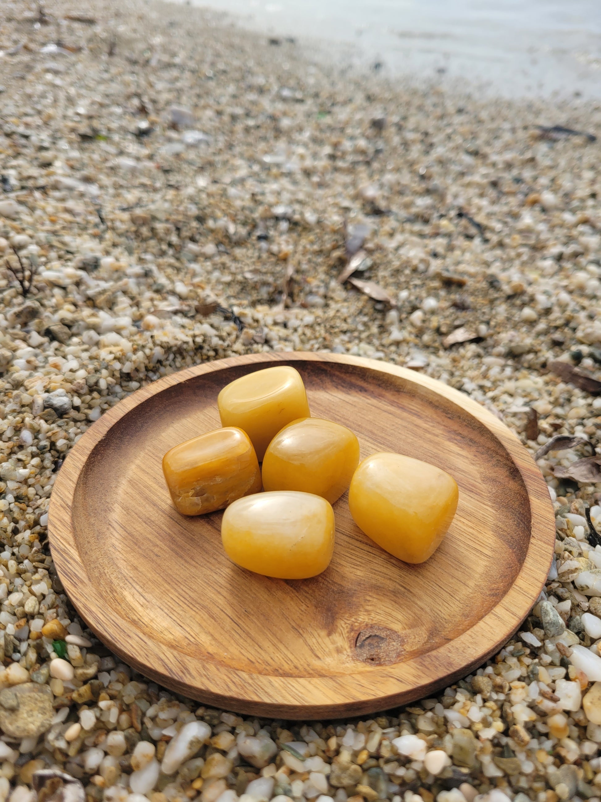 Pierre roulée 20 à 40mm - Aventurine jaune