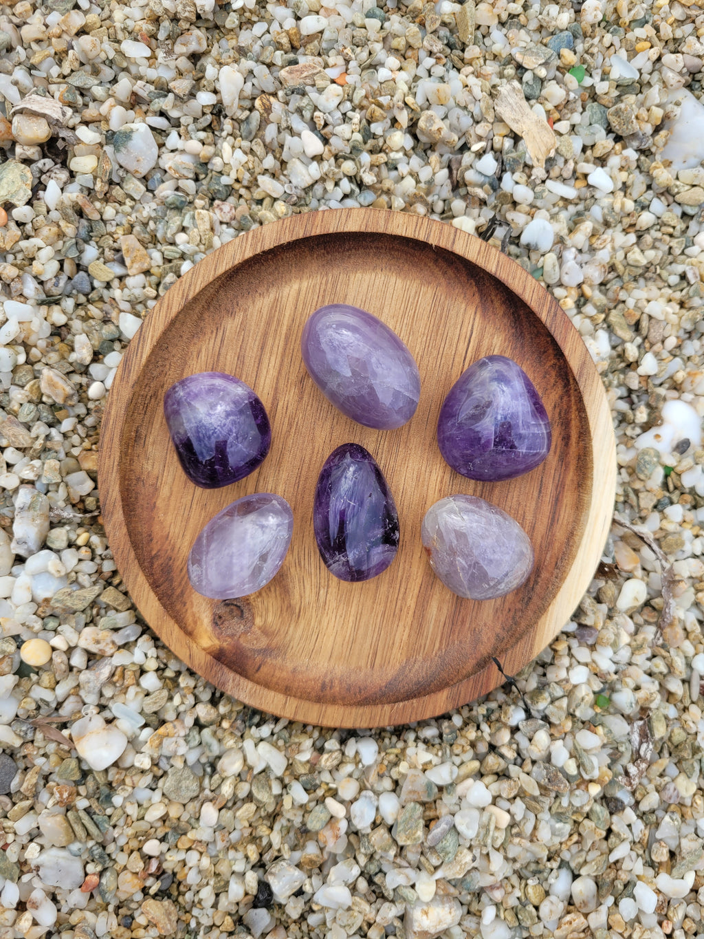 Pierre roulée 30 à 40mm - Améthyste