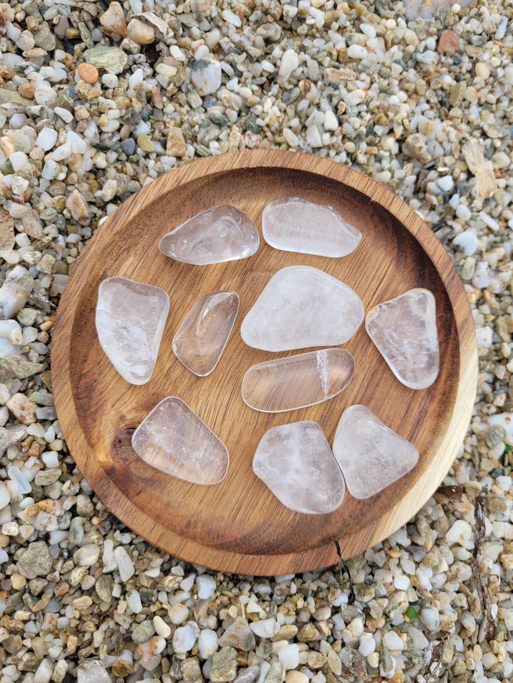 Pierre roulée 30 à 40mm - Cristal de roche