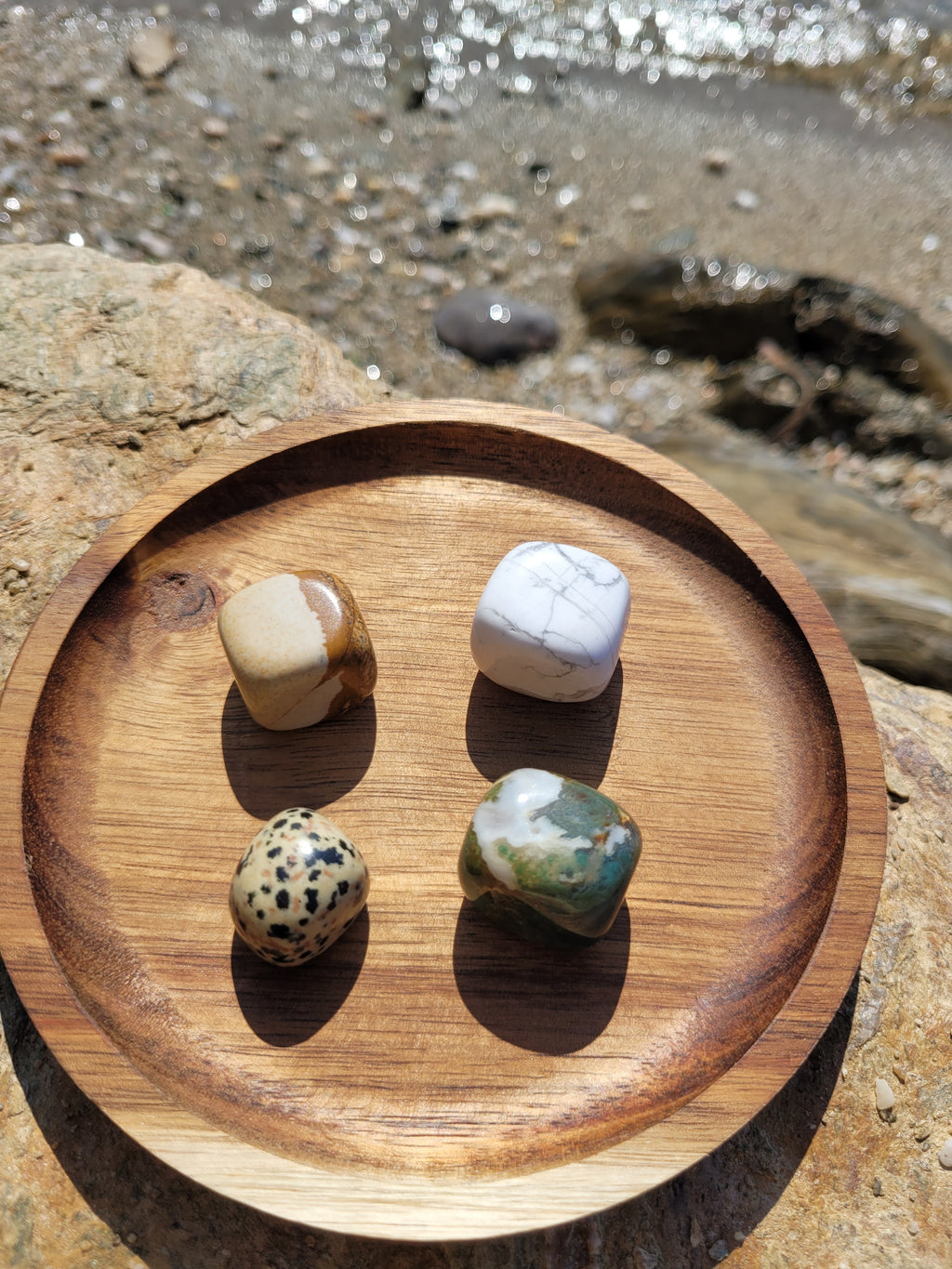 Lot de 4 pierres - Sérénité et stabilité