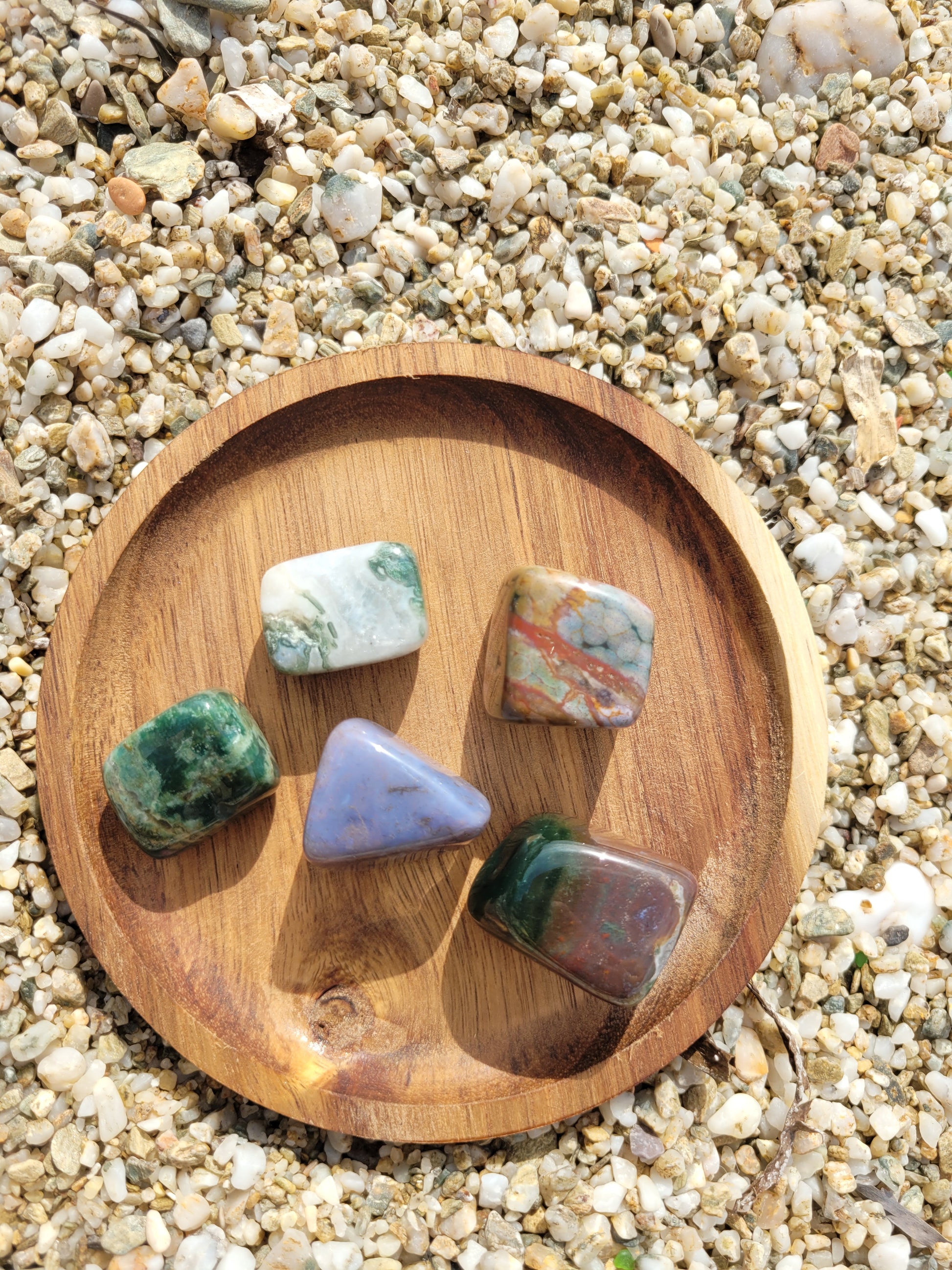 Pierre roulée 20 à 40mm - Agate indienne