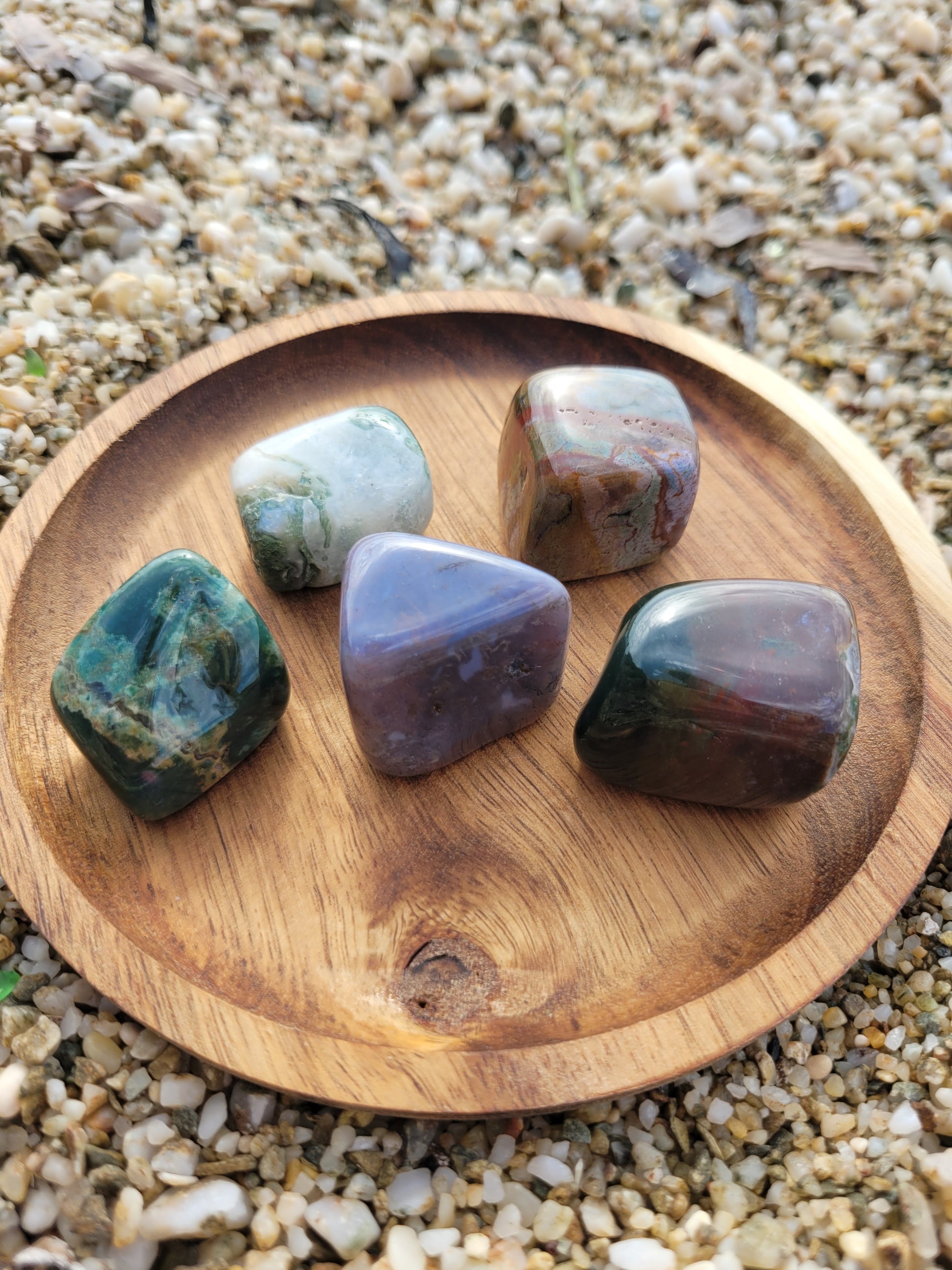 Pierre roulée 20 à 40mm - Agate indienne