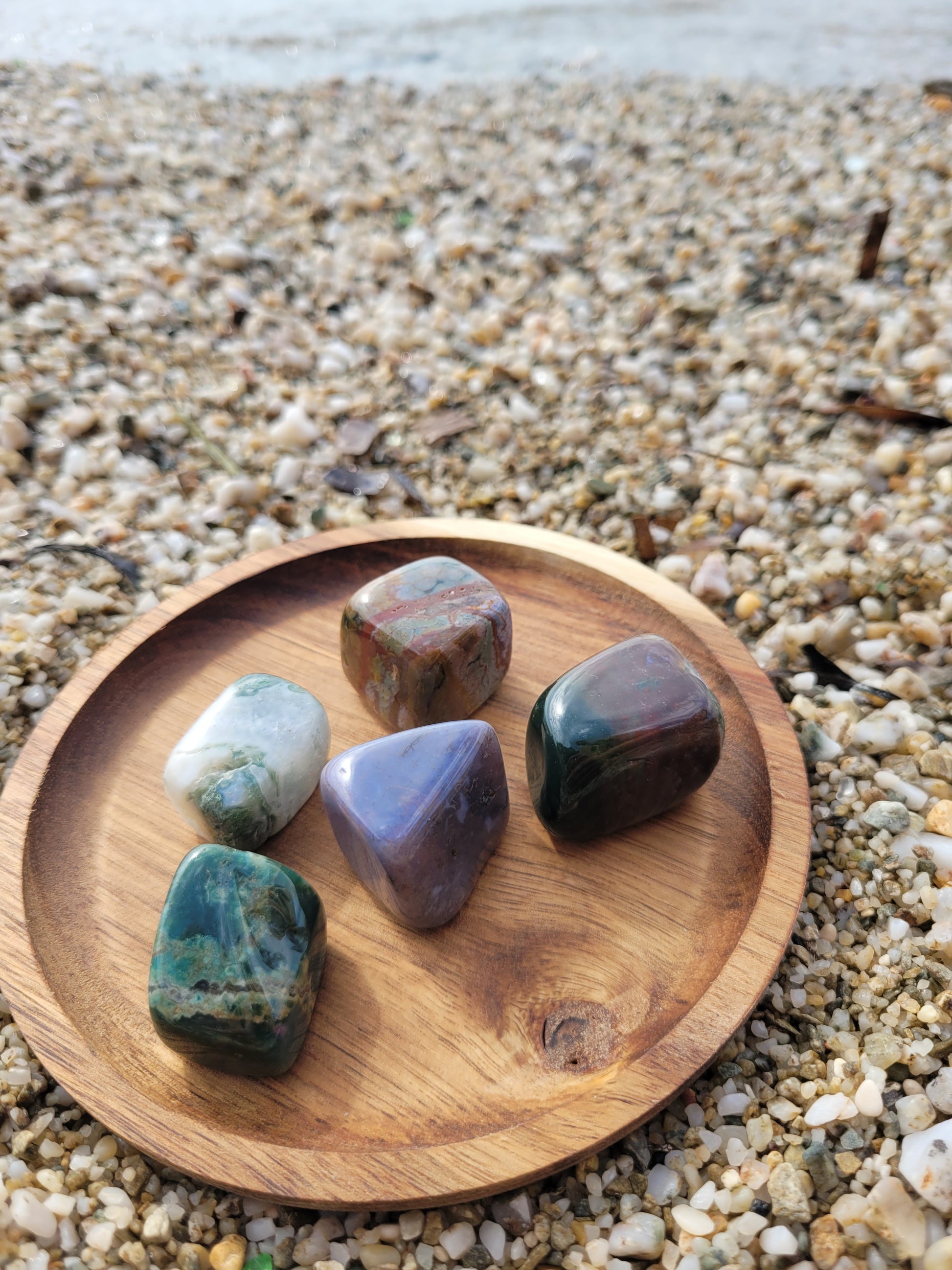 Pierre roulée 20 à 40mm - Agate indienne