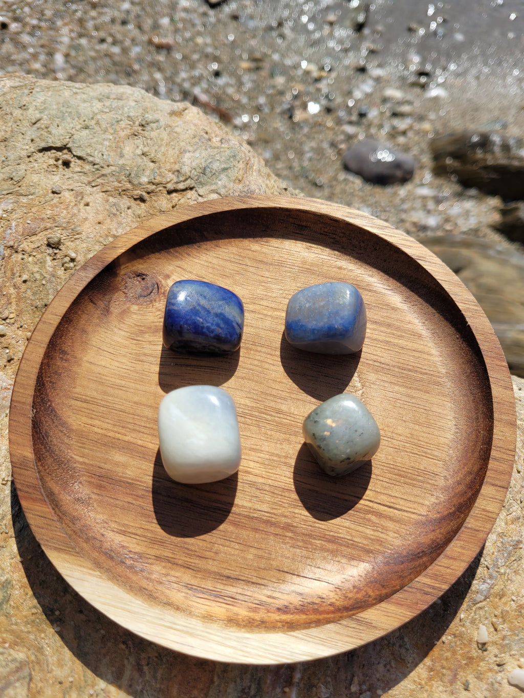 Lot 4 pierres - Intuition et calme mental