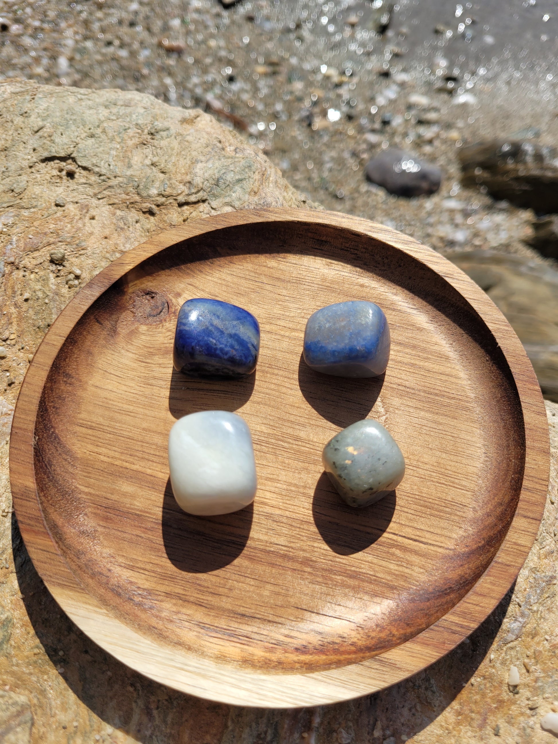 Lot 4 pierres - Intuition et calme mental